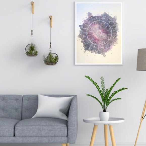 ✦ I paint your watercolor birth chart! 🔮 - Picture 1 of 6